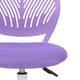 thumbnail image 4 of Silla para Niña, Color Morado, Silla para Escritorio Ergonomica Giratoria HOMEMAKE FURNITURE  Moderno, 4 of 6