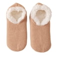 thumbnail image 2 of Fleece Lined Slipper Socks Cozy Winter Warm Fuzzy Socks Non Slip Indoor House Slippers Thick Thermal Bootie Slippers for Women and Girls, 2 of 4