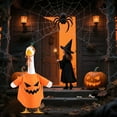thumbnail image 6 of Halloween Goose Outfit Pumpkin Goose Costume Cute Goose Clothes Porch Goose Outfits for Cement Goose Halloween Outdoor Patio Yard Lawn Statueart Goose Duck Decoration, 6 of 6