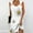 White, variant on AOOCHASLIY Ladies Dress Allover Print Daisy Vest Dress, Sleeveless Round Neck Vacation Dress, Women's Clothing