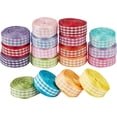 thumbnail image 5 of 59 Yards Gingham Polyester Ribbon 18colors 3/8 Inch x 3.28yards Plaid Tartan Fabric Craft Ribbon for Hair Accessories Craft and Gift Wrapping Party Decorations colorful DIY, 5 of 7