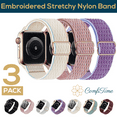 thumbnail image 1 of ComfiTime Correa Deportiva de Nailon Elástica para Apple Watch 38/40/41/42/44/45 mm, Hombres y Mujeres, Transpirable Solo Loop, para Series SE 9 8 7 6 5 4 3 2 1, 1 of 13