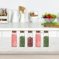 thumbnail image 2 of 10pcs Glass Storage Bottles Transparent Glass Bottles Tea Leaf Snack Bottles, 2 of 8