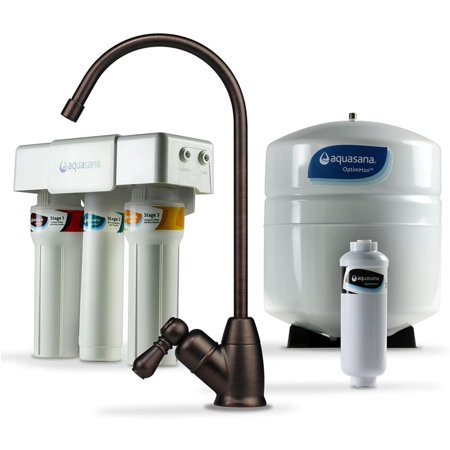 UPC 816749013184 product image for Aquasana - OptimH2O 3-Stage Water Filter System - Oil Rubbed Bronze | upcitemdb.com