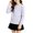 White, variant on HAJWOH Teen Toddler Kids Girls Boys Comfort Crewneck Long Sleeve Sweatshirts Pullover Tops Sweatshirts
