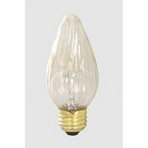 B&P Lamp® F-15 Clear Flame, Standard Base Bulb, 25W