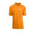 Mens Short Sleeve Pique Polo Shirts Uniform Fitted