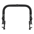 thumbnail image 2 of Stroller Bumper Bar With Black Smooth Leather Cover Angle Adjustable Baby Stroller Bumper Bar Double Opening For Baby Fixed clip, 2 of 9