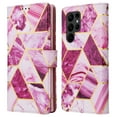 thumbnail image 2 of SaniMore for Samsung Galaxy S24 Ultra 2024 Case, PU Leather Luxury Marble Flip Cover with Detachable Wrist Strap Card Slot Kickstand Shockproof Magnetic Buckle Protective Shell for S24 UltraPurple, 2 of 8