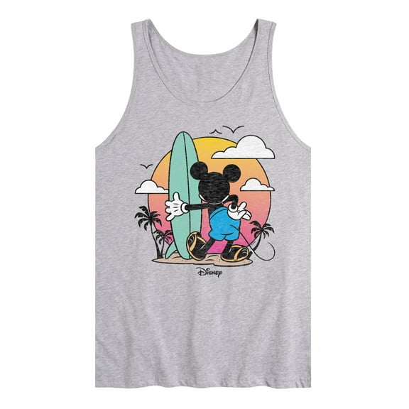 Disney - Mickey & Friends - Mickey Surfing After Sunset - Men's Jersey Tank Top