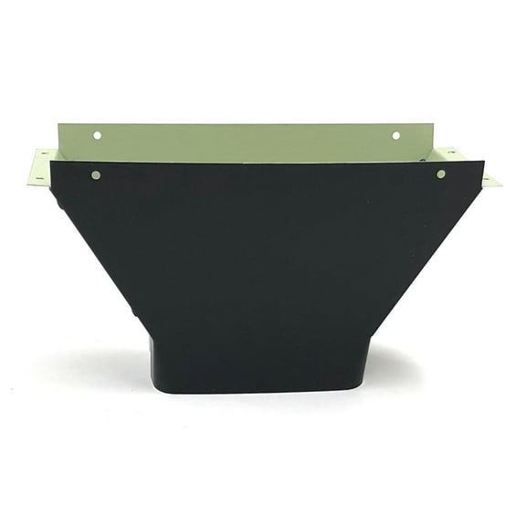 Maxx Flo Outlet - Oversized Downspout Outlet (5 inch, BLACK)