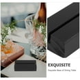 thumbnail image 2 of WHAMVOX 6 Pcs Stand Rustic Place Card Holders 7.40X3.70X1.80CM Black, 2 of 8