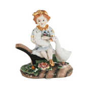 Hand-painted Porcelain Rococo Style Figurine