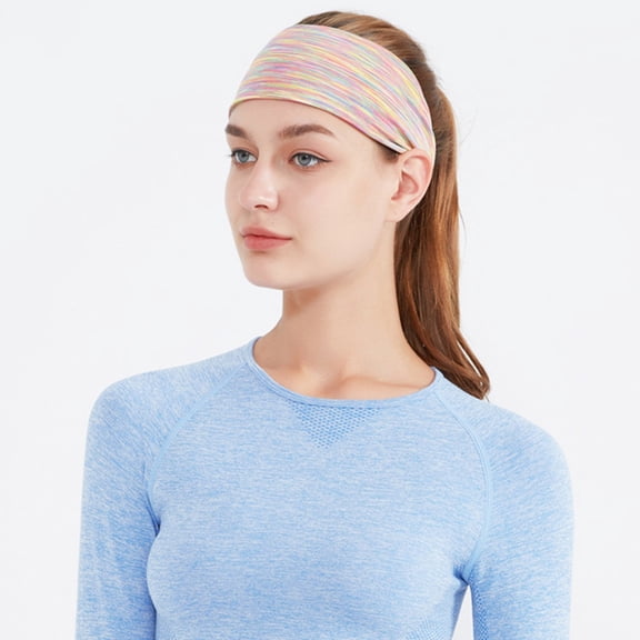 Raindrops 2Pcs Chic Hair Hoops for Spa Bath and Yoga with Comfortable Breathable Fabric