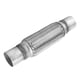 thumbnail image 1 of Tubo de escape de acero inoxidable para soldar de 51 x 300 mm, tubo de salida de aire trenzado universal, 1 of 15