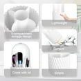 thumbnail image 3 of Stylish 360° Spinning Cosmetic Organizer with Compartments with Lid for Vanity and Bathroom Dustproof  Waterproof (Send Powder Puff Box), 3 of 9