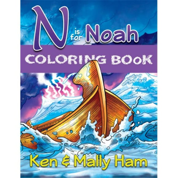 New Leaf Publishing Group 178079 N Is for Noah Coloring Book
