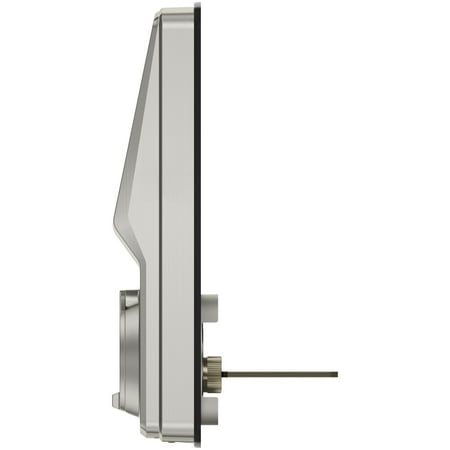 Lockly - Secure Pro Smart Lock Wi-Fi Replacement Deadbolt with 3D Biometric Fingerprint/Keypad/Voice Control Access - Satin Nickel