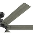 thumbnail image 6 of Hunter 60 inch Indoor Ceiling Fan with LED Light and Remote Control - Black Smart Ceiling Fan, Standard Mount, 6 Blades, For Bedroom or Living Room, Quiet - Gravity 51951, Matte Black, 6 of 17