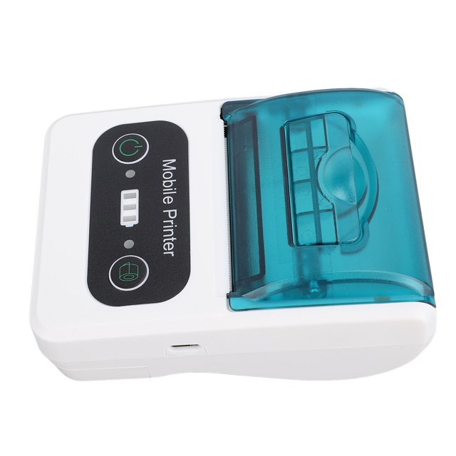 Bluetooths Thermal Receipt Printer, 58mm Handheld POS Inkless Receipt Printer, Portable Small Thermal Printer for Small Business Office Retail Store Restaurant