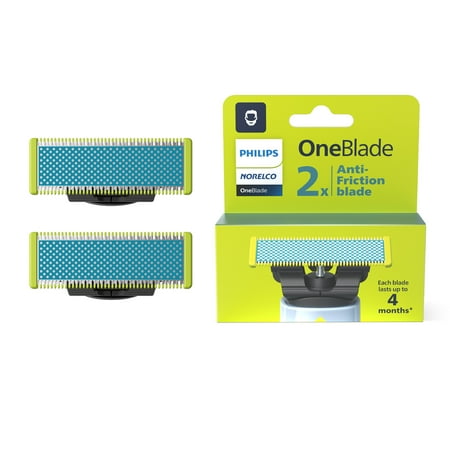 Philips Norelco OneBlade Anti-Friction Replacement Blade 2 pack