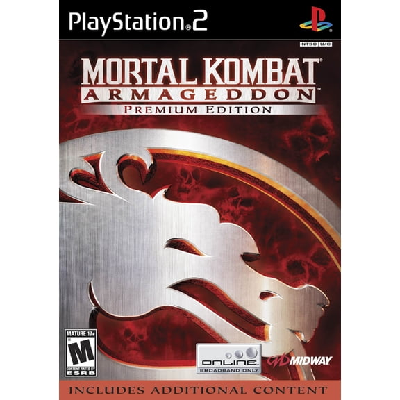 Mortal Kombat Armageddon: Premium Edition Steelbook - Complete in Box - Tested - PS2 Playstation 2