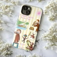 thumbnail image 5 of Wholesome Curious Monkey Phone Case, “It Never Hurts to Be Kind” Sunday Pancakes Quote Cute Aesthetic Cover for iPhone 16 15 14 13 12 11 Pro Max Plus Mini, 5 of 6