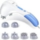 thumbnail image 1 of Masajeador de espalda eléctrico Ohuhu, masajeador de mano de dos cabezas, masaje de percusión de tejido profundo, adecuado para masaje de cuerpo completo en cuello, hombros, cabeza, pies, piernas, ideal como regalo para el día del padre Ormromra WMZL-48, 1 of 6
