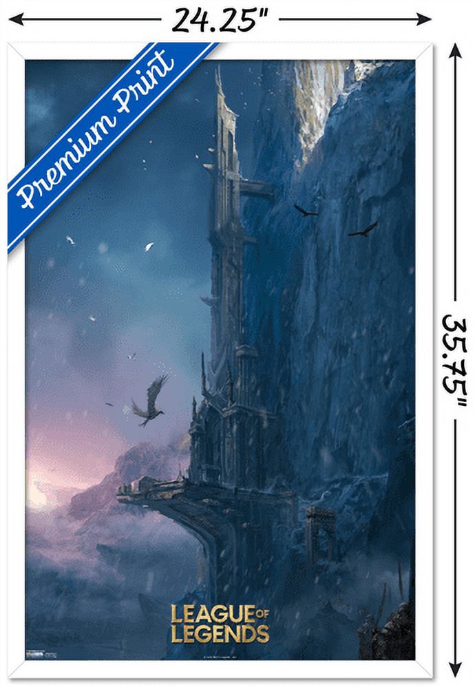 League of Legends - Howling Abyss Wall Poster, 22.375" x 34", Framed