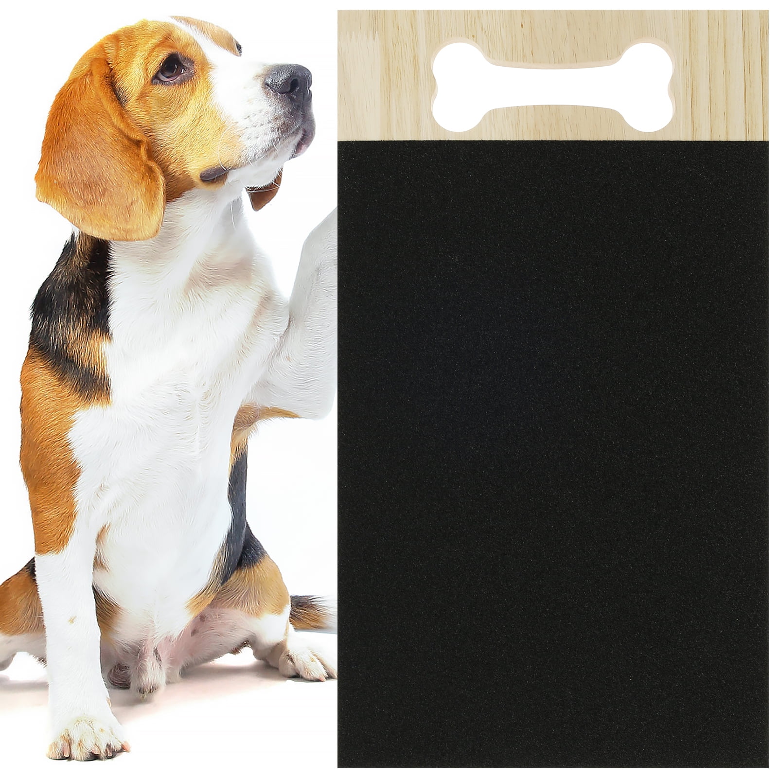 Tzrofpl Dog Nail Scratch Pad Wooden Dog Nail File Board Sandpaper Dog