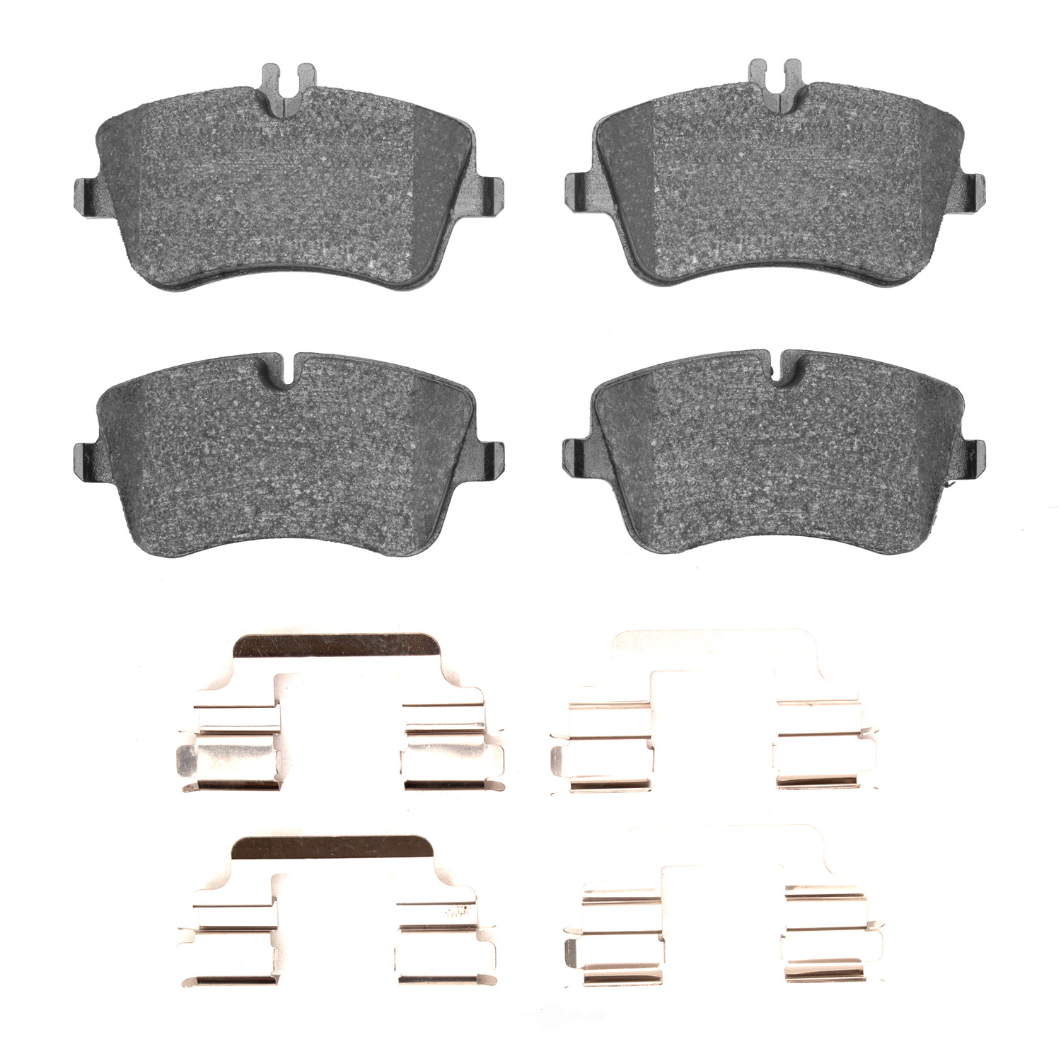 Dynamic Friction Company 1600-0872-01 DFC EURO 5000 Ceramic Brake Pads and Hardware Kit