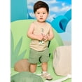 thumbnail image 3 of Garanimals Newborn, Baby & Toddler Boy Cotton French Terry Pull-On Shorts, 3-Pack, Sizes 0-6T, 3 of 10