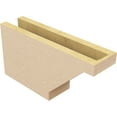 thumbnail image 5 of Ekena Millwork 4"W x 8"H x 16"L Burlington Woodgrain TimberThane Rafter Tail, Primed Tan, 5 of 6