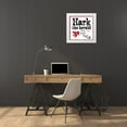 thumbnail image 3 of Greene, Taylor 26x26 White Modern Wood Framed Museum Art Print Titled - HARK THE HERALD, 3 of 4