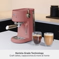 thumbnail image 3 of Thyme & Table Barista Mini Espresso Machine with 15-Bar Pressure and Steam Wand, Faded Rose, 3 of 9