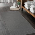 thumbnail image 7 of Beverly Rug 2 Piece Kitchen Runner Mat Washable Non Slip Bathroom Rug Set Gray 48" x 20" 30" x 20", 7 of 7