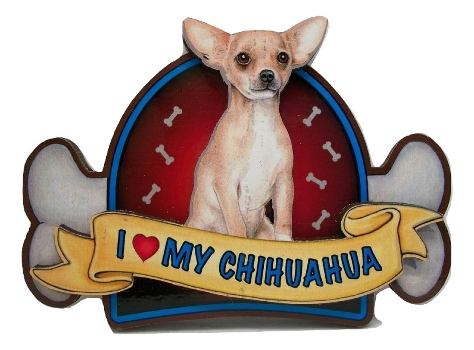 og REDUCED!! Chihuahua Traits fridge magnet 