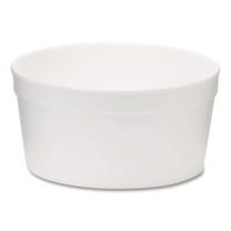 8 oz Tall Style Foam Containers - White (500/Carton)