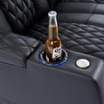 thumbnail image 4 of comfiroom Leather Home Theater Seating Classic Series Dual Power Movie Gaming Recliner Sofa with Type-C USB Charger, 4 of 10