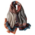 thumbnail image 1 of Qarigey Bufanda con estampado de cachemira, versátil y fácil de combinar, suave y transpirable, para mujer, bufanda cálida con estampado Accesorios de disfraces estilo 1, 1 of 6