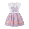 thumbnail image 1 of Falda para niñas, vestido de encaje, Europa y Estados Unidos, falda de gasa suave de manga corta, 1 of 5
