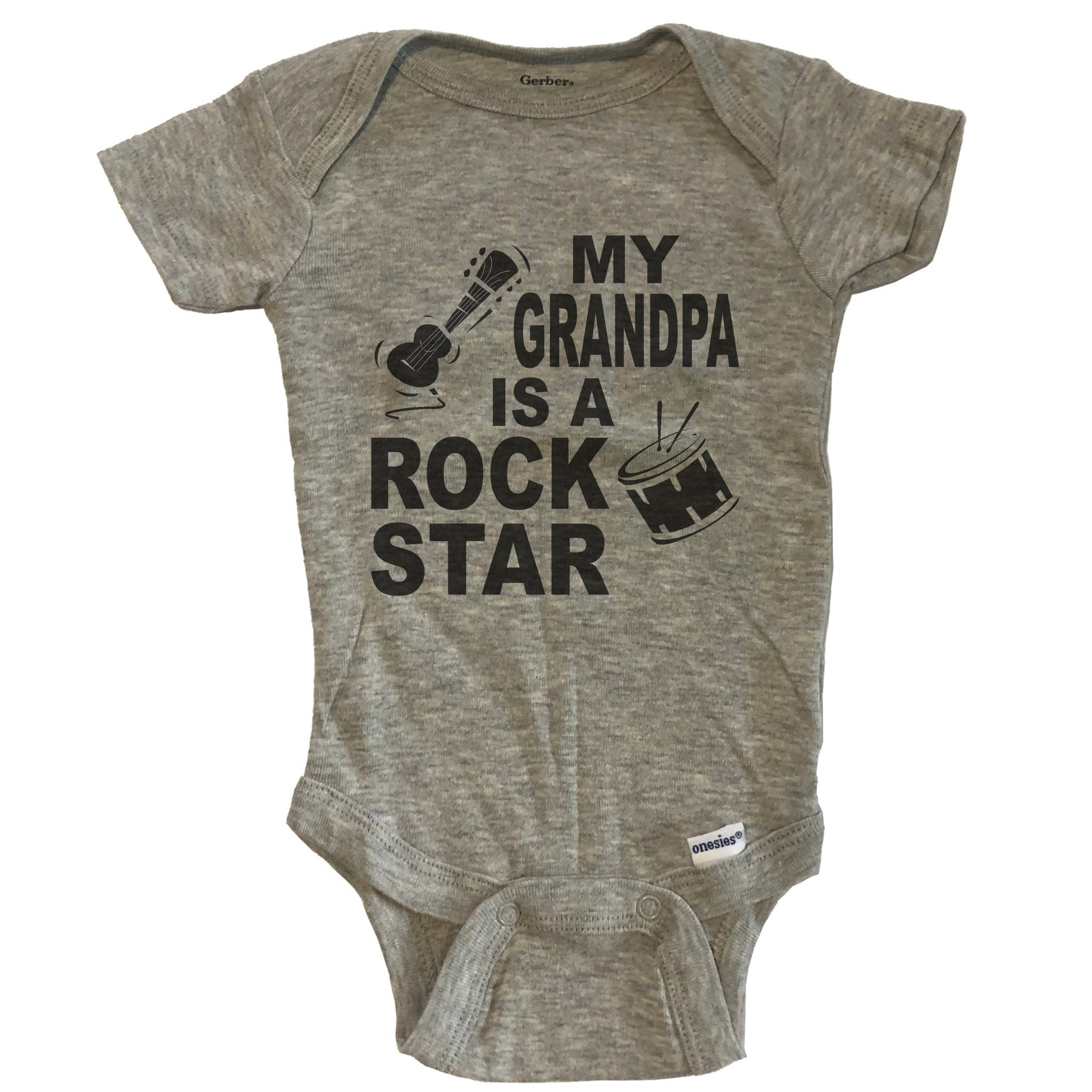 I LOVE MY GRANDAD TO THE MOON AND BACK CUTE POPS PAPPA BABY BODY VEST BABY GRO