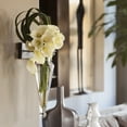 thumbnail image 2 of Danya B Clear Amphora Vase with Dark Gray Iron Sconce, 2 of 6