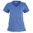 thumbnail image 2 of Pepino Uniforms Notch Neck Top, 2 of 7