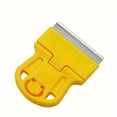 thumbnail image 2 of Mini scraper, 2PCS Red and 2PCS Yellow scraping off stickers, paint and old glue, glass and car window film adhesive remover, 2 of 6