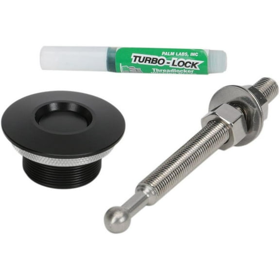 Quik Latch QL-38-SB 38 Series Billet Hood Pin, Black Coated