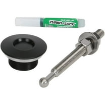 Quik Latch QL-38-SB 38 Series Billet Hood Pin, Black Coated