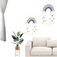thumbnail image 3 of Macrame Rainbow Wall Hanging Decor Garland Colorful Ball Compatible With Kids, 3 of 5