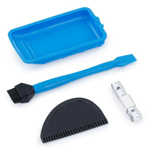 4 PCS Silicone Glue Applicator Kit, Reusable Brush Set Wood Spreader Brushes for Woodworking