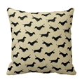 thumbnail image 1 of QIFEIHA Weiner Dog Pattern In Black Pillowcase Cushion Cover Two Sides Printing Size 20x30 inch, 1 of 2